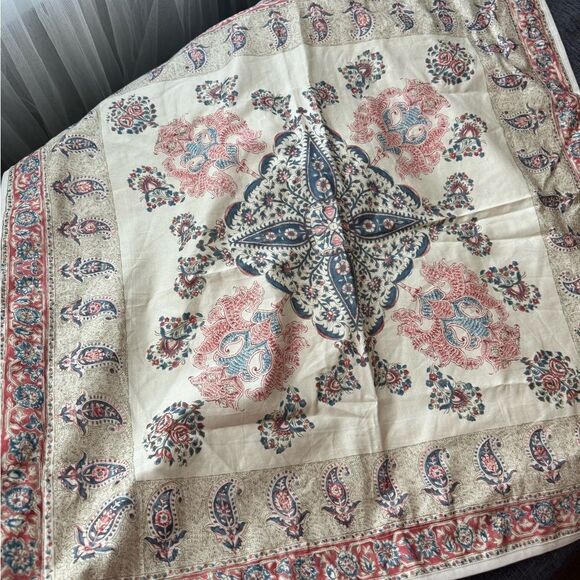 RALPH LAUREN ISLESBORO FERNHILL PAISLEY FLORAL 100% COTTON EUROPEAN SHAM CASES - Picture 7 of 11